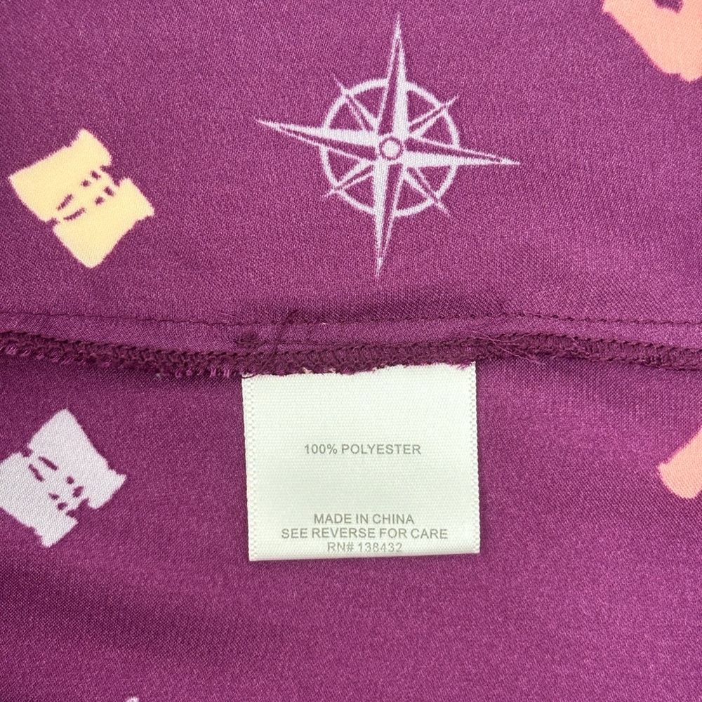 Modcloth Purple Creative Contribution Binocular Compass Sleeveless Top Size 3x View 6